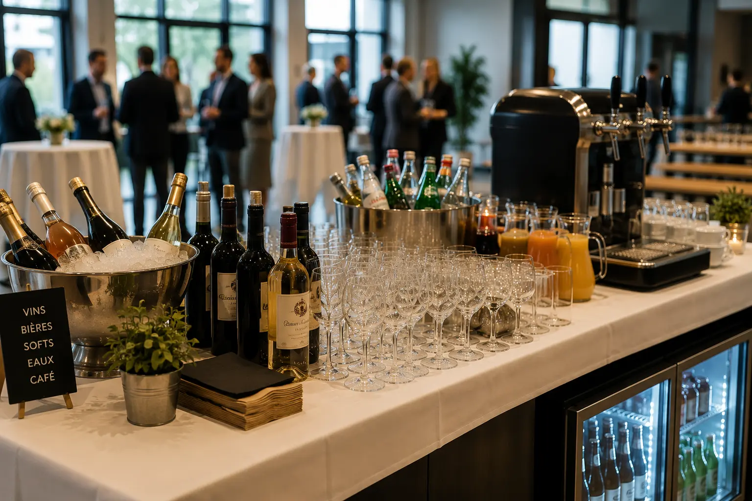 reception entreprise